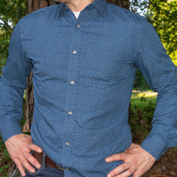 Banana Republic Other - Banana Republic Slim Tailored Fit Shirt (blue)